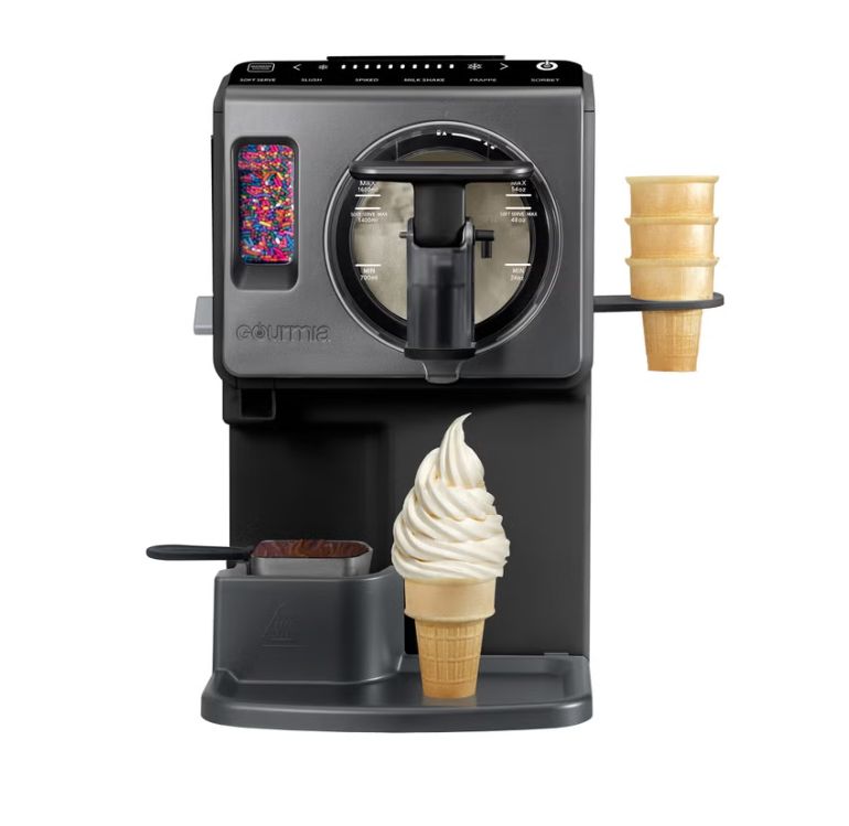 Gourmia 2 Quart Automatic Soft Serve Ice Cream and Frozen Drink Maker Item 4444017 | Model GSI1060BK