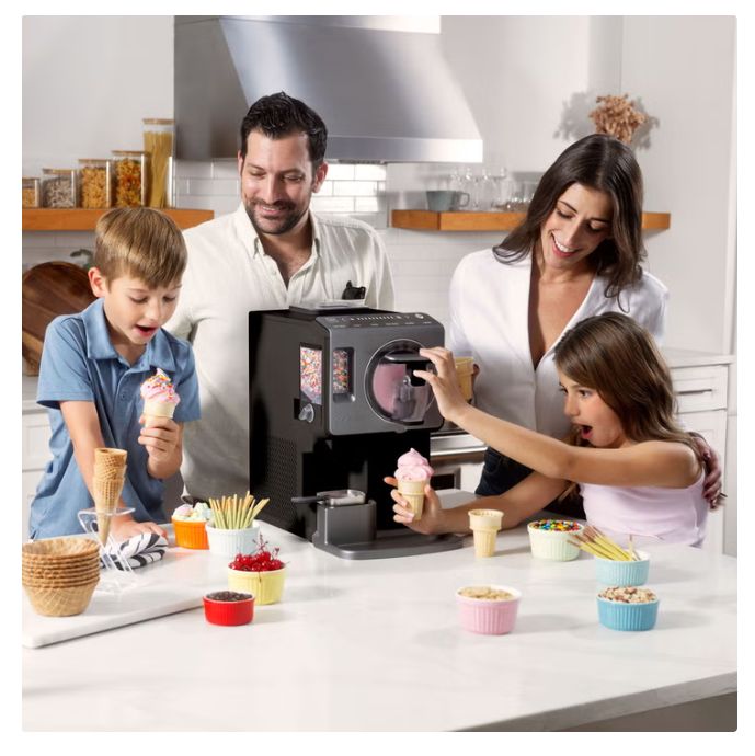 Gourmia 2 Quart Automatic Soft Serve Ice Cream and Frozen Drink Maker Item 4444017 | Model GSI1060BK