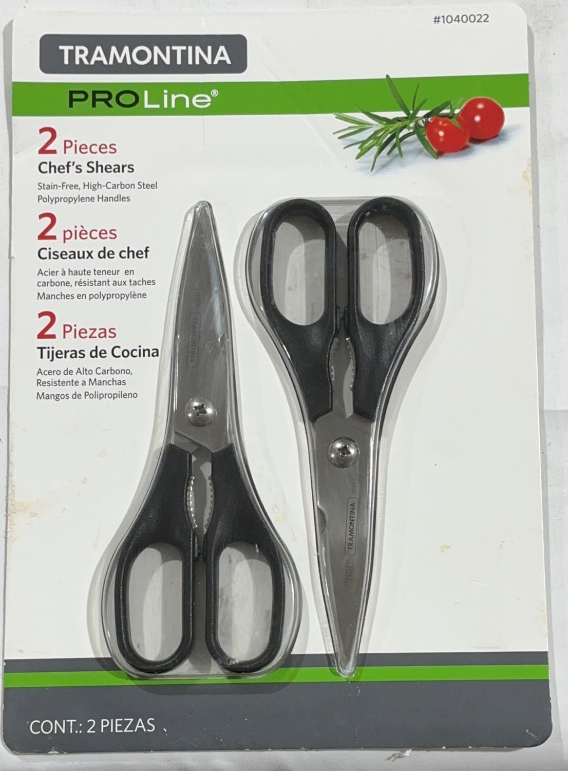 Tramontina PRO Line Chef’s Shears – 2 Piece Set-like new