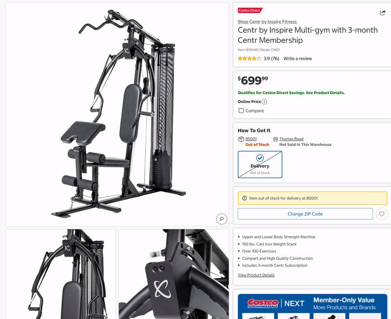 CENTR MultiGym – All-In-One Strength Training System