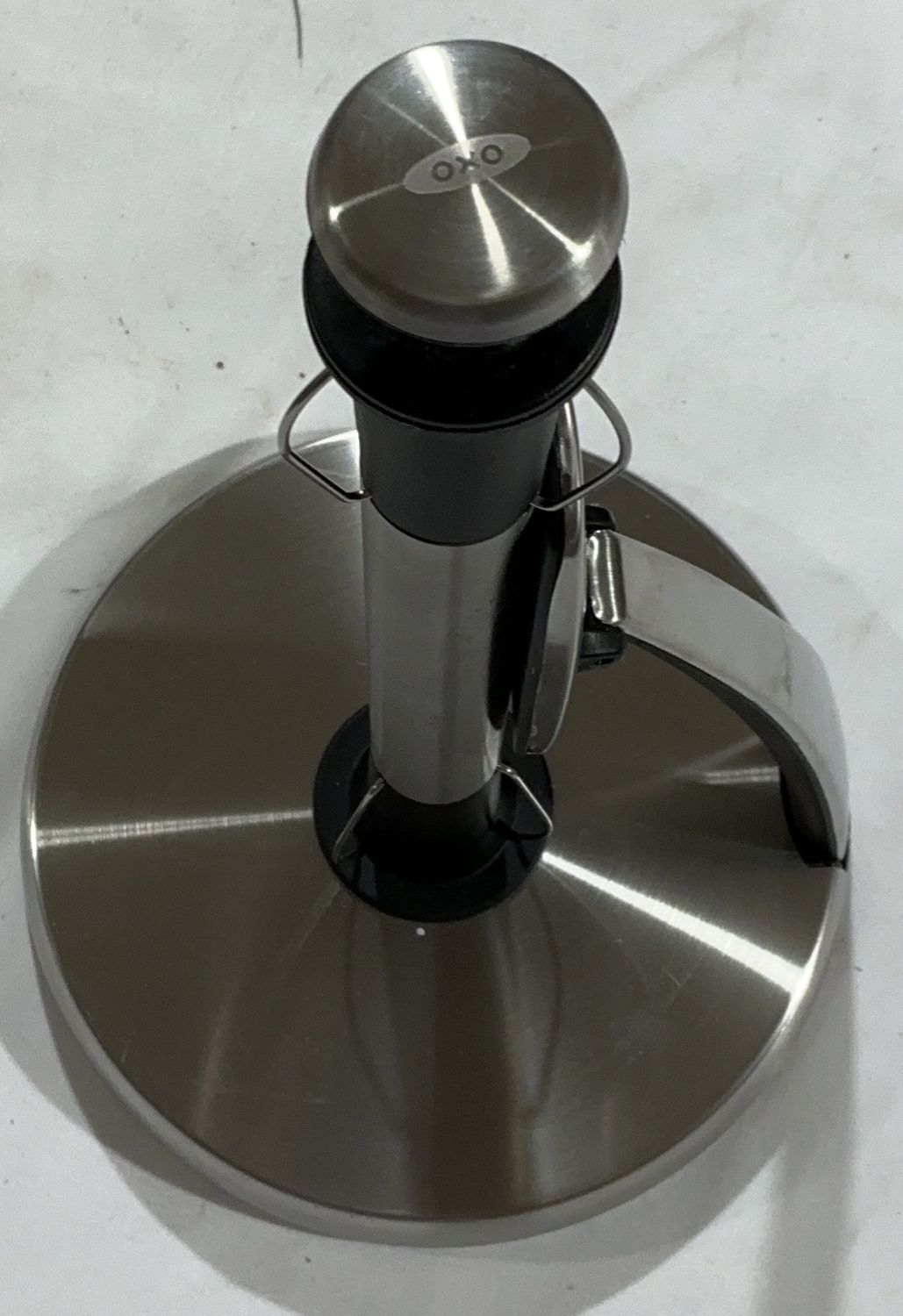 OXO Stainless Steel Paper Towel Holder with One-Handed Tear Design - Open Box
