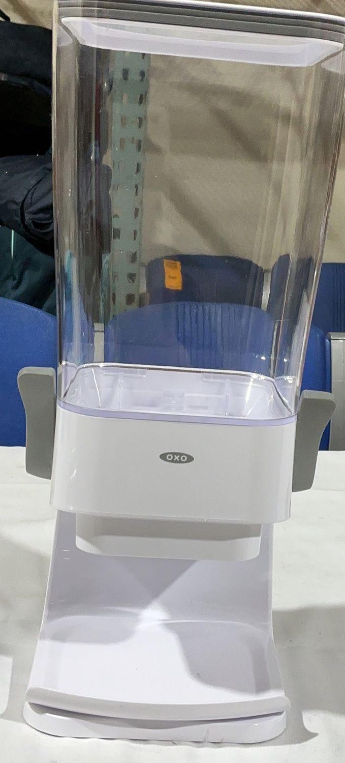 OXO Countertop Cereal &amp; Dry Food Dispenser – Clear Pop-Style Storage Container-Open Box