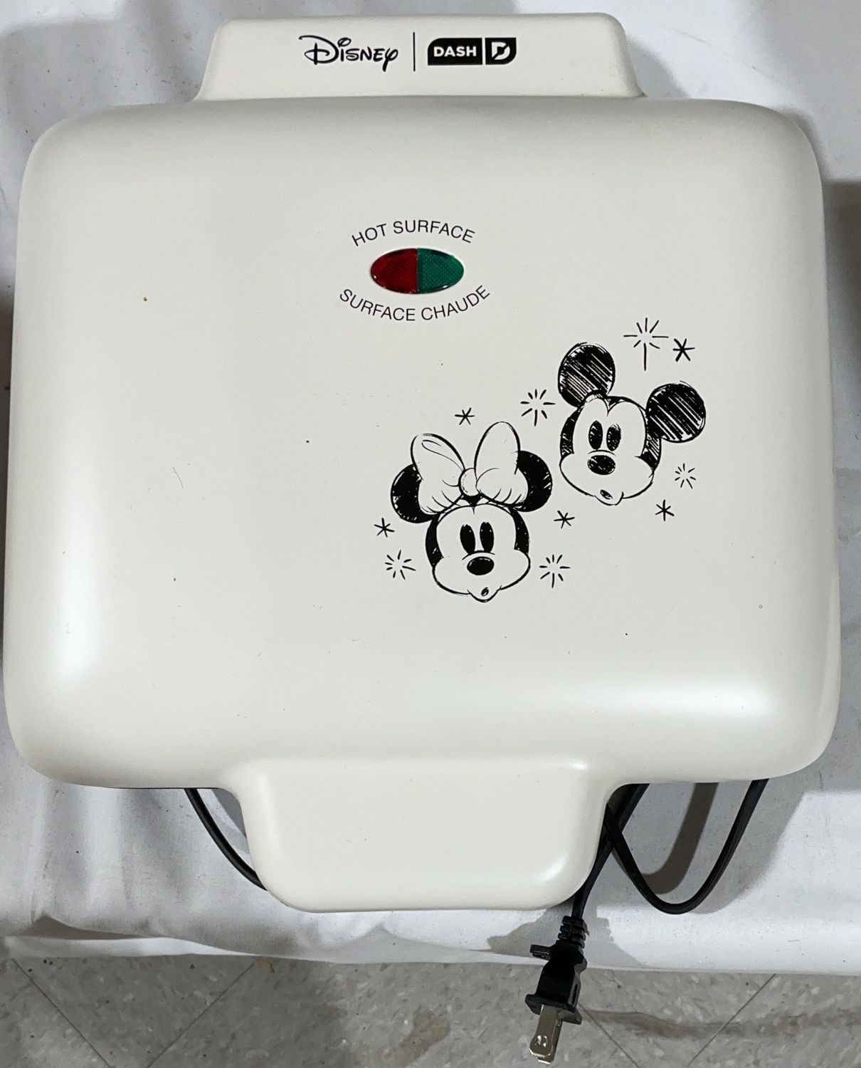 Disney Dash 4-Character Waffle Maker – Mickey &amp; Friends- Used
