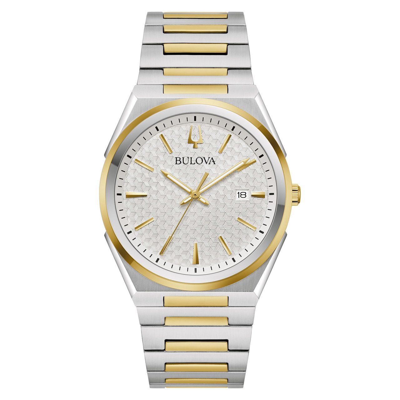 Bulova Classic Two-Tone Stainless Steel Quartz Men's Watch Jewelry Item #1782414