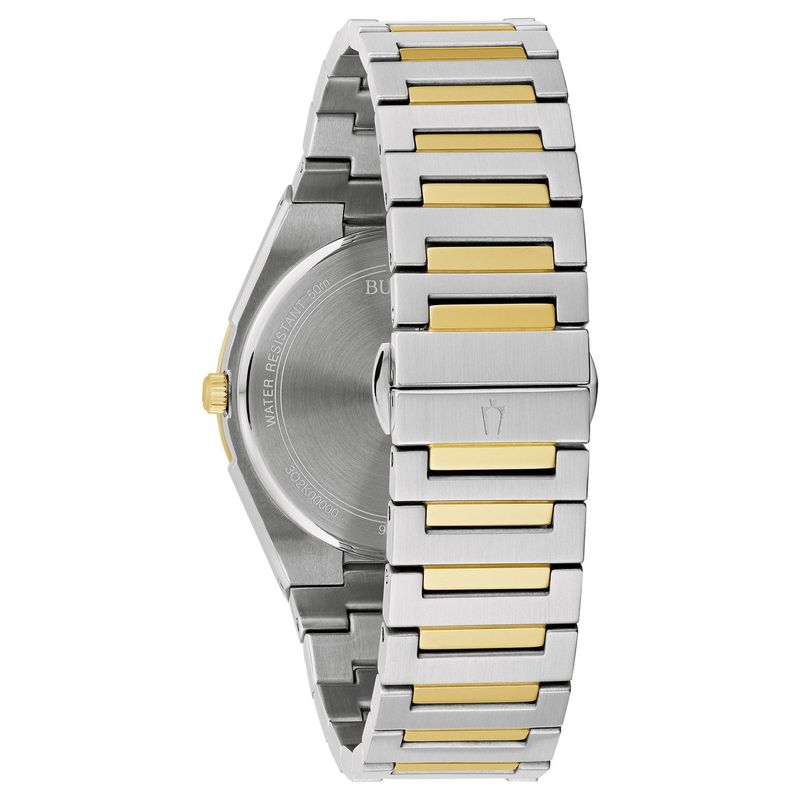 Bulova Classic Two-Tone Stainless Steel Quartz Men's Watch Jewelry Item #1782414