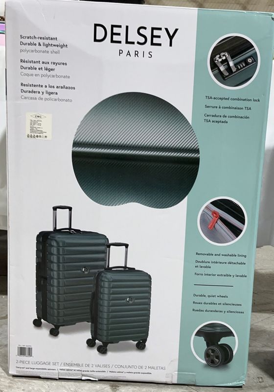 DELSEY 2PC HARDSIDE | Premium Travel Luggage Collection | Limited Stock | Home Deals | 2622194-Like New