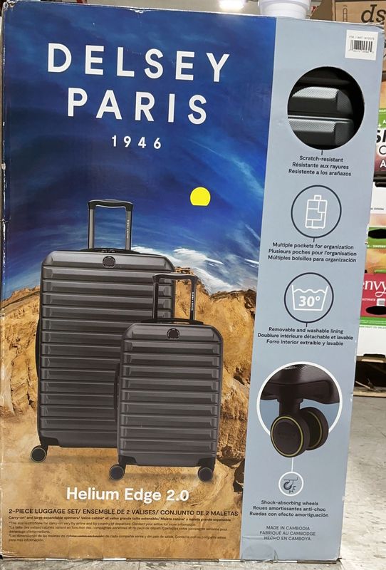 DELSEY 2 PC HARDSIDE | Premium Travel Luggage Collection | Limited Stock | Home Deals | 1872075 Like New
