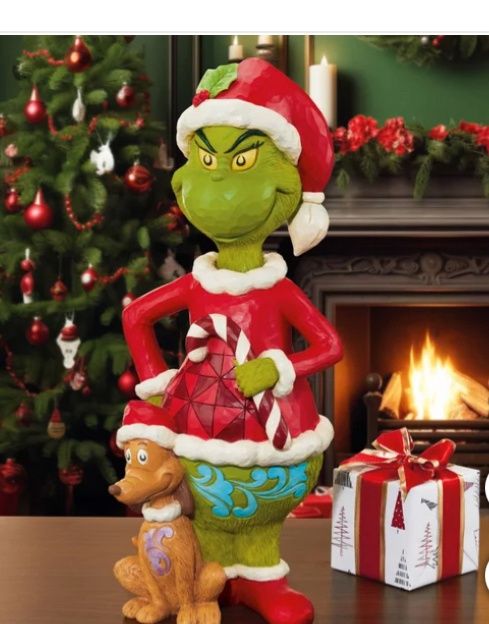 GRINCH W/MAX JIM SHORE | Premium Seasonal &amp; Home Collection | Home Deals | 1739899 NEW