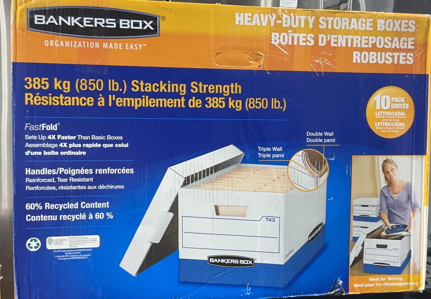 FELLOWES BANKER'S BOX P20 | Premium Seasonal &amp; Home Collection | Home Deals | 412263-OPEN BOX