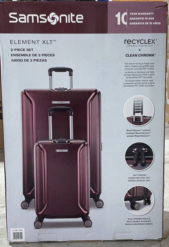 SAMSONITE ELEMENT XLT 2PC | Premium Travel Luggage Collection | Limited Stock | Home Deals | 1654492%Like new