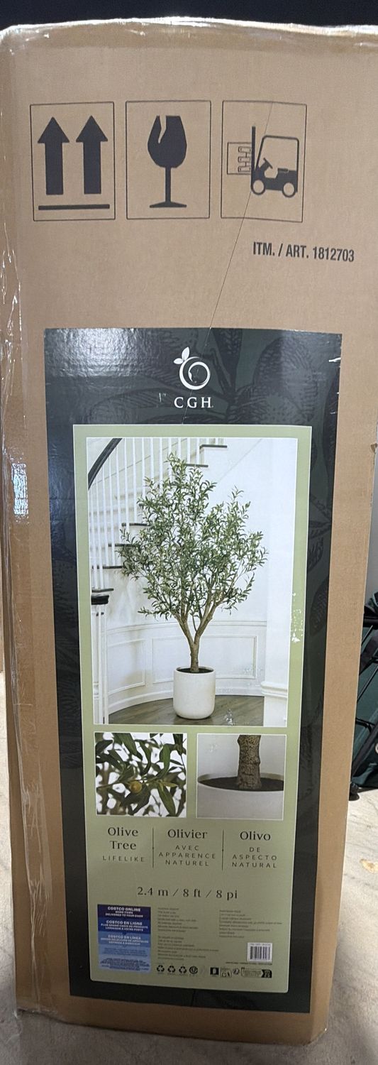 FAUX 8' OLIVE TREE | Premium Seasonal &amp; Home Collection | Home Deals | 1812703