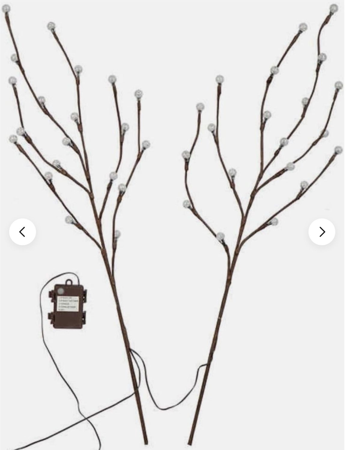 EVERGREEN LED BRANCH 2PK | Premium Seasonal &amp; Home Collection | Home Deals | 1630873-OPEN BOX