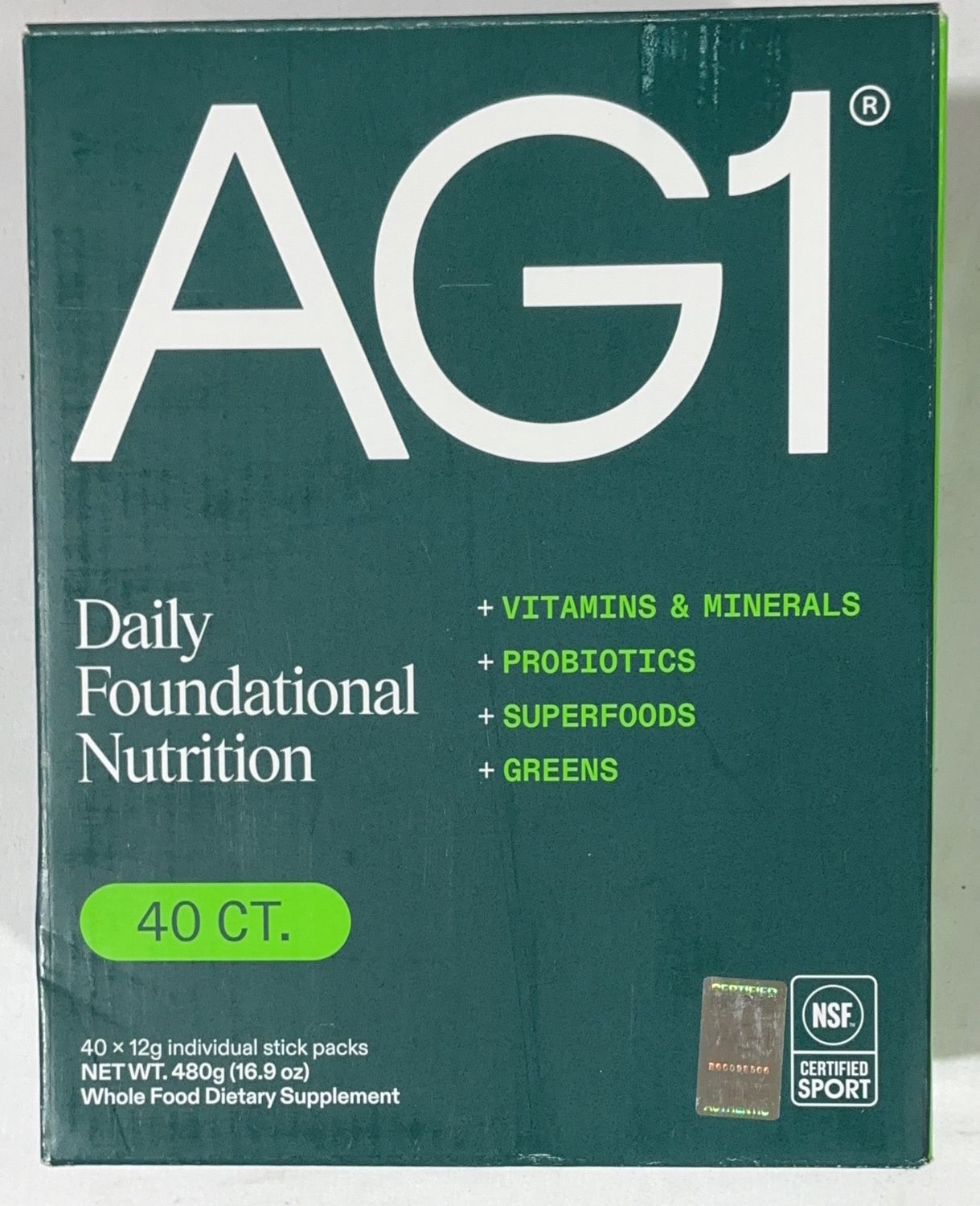 Ag1 Daily Foundational - Model 1917654 TOL-6550545-30-Like New