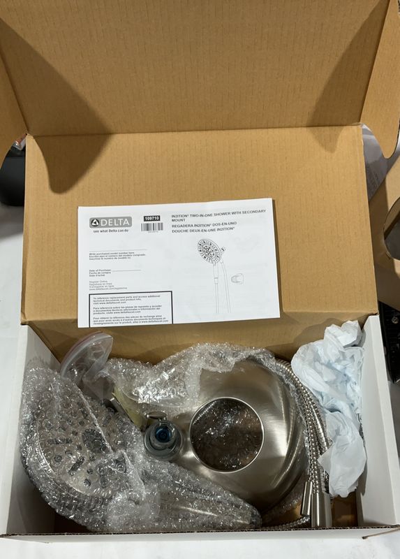 Delta 6-setting In2ition Hand Shower With ProClean BRUSHED NICKEL Item 2920099