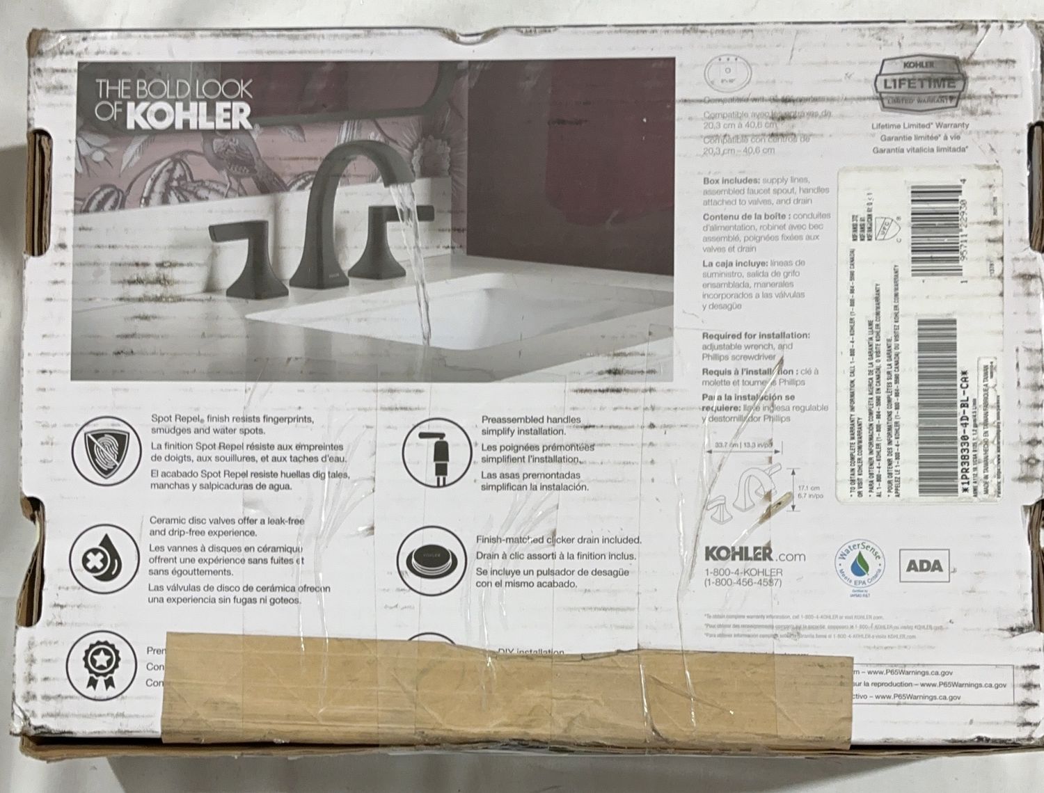 Kohler Riverly Wide Mb - Model 1863635 TOL-6550545-72-Open Box