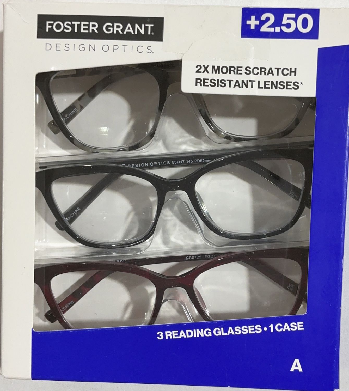 811 Fashion Cateye 3Pk - Model 1908267 TOL-6550545-109 open box