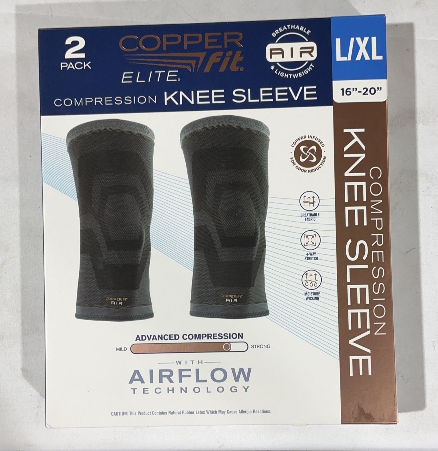 Copper Fit Knee Sleeve - Model 1740615 TOL-6550545-212-Like New