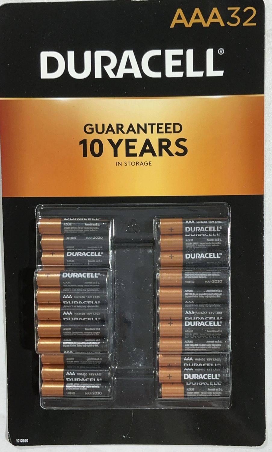 Duracell "Aaa"-32Pk - Model 720376 TOL-6550545-241 like new