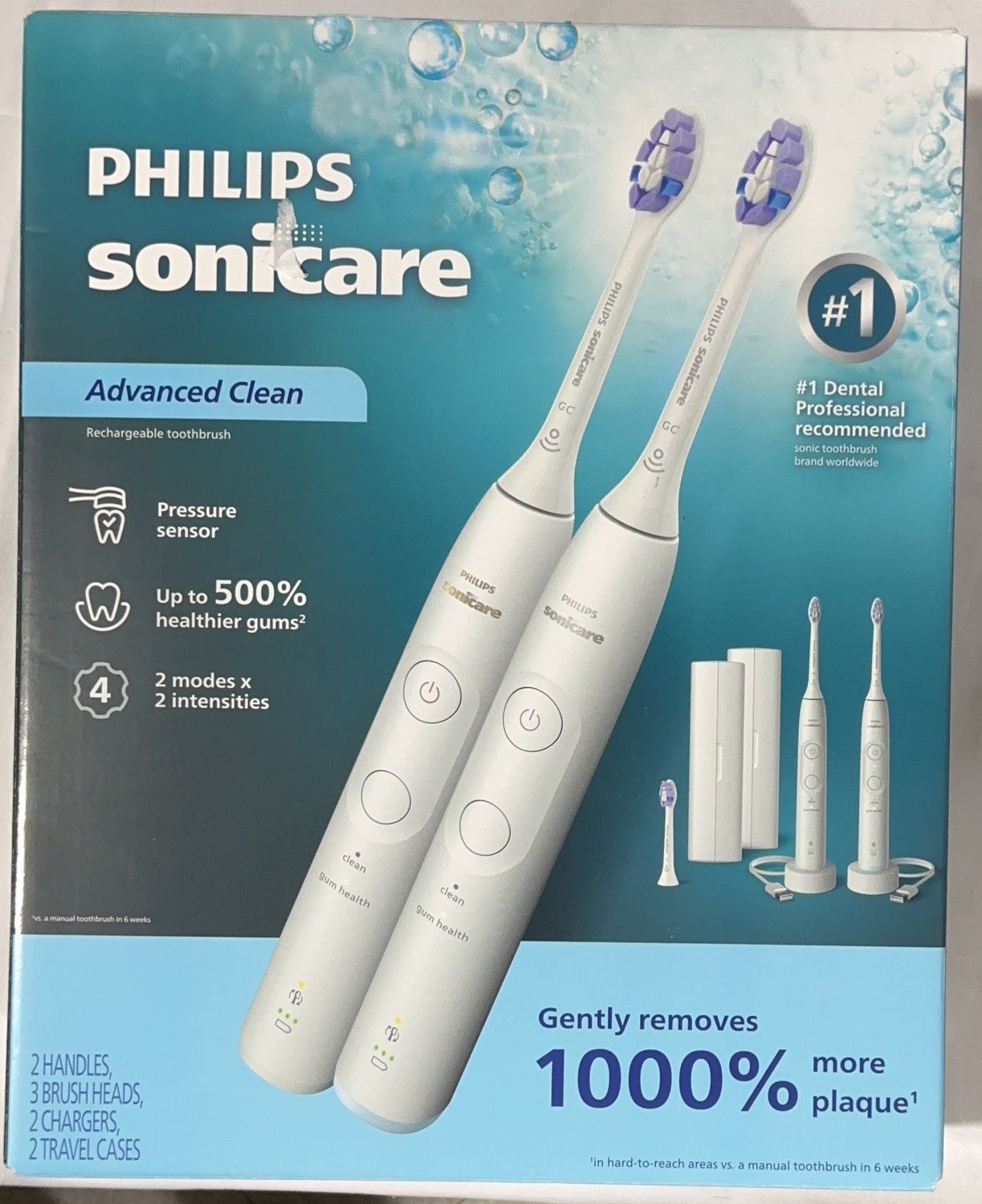 Sonicare Advanced Clean - Model 3858210 TOL-6550545-80-Open box