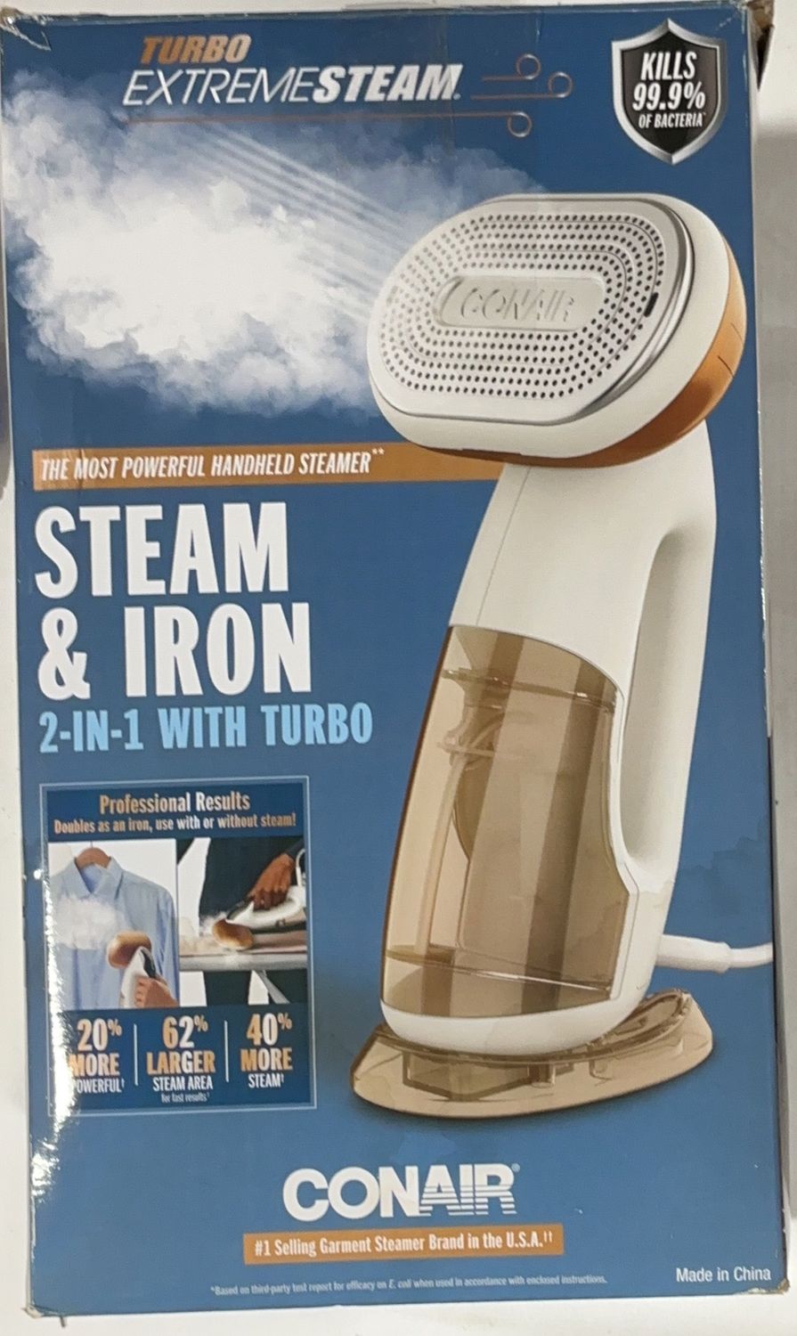 Conair Handheld Steamer - Model 1543452 TOL-6550545-137-Open box