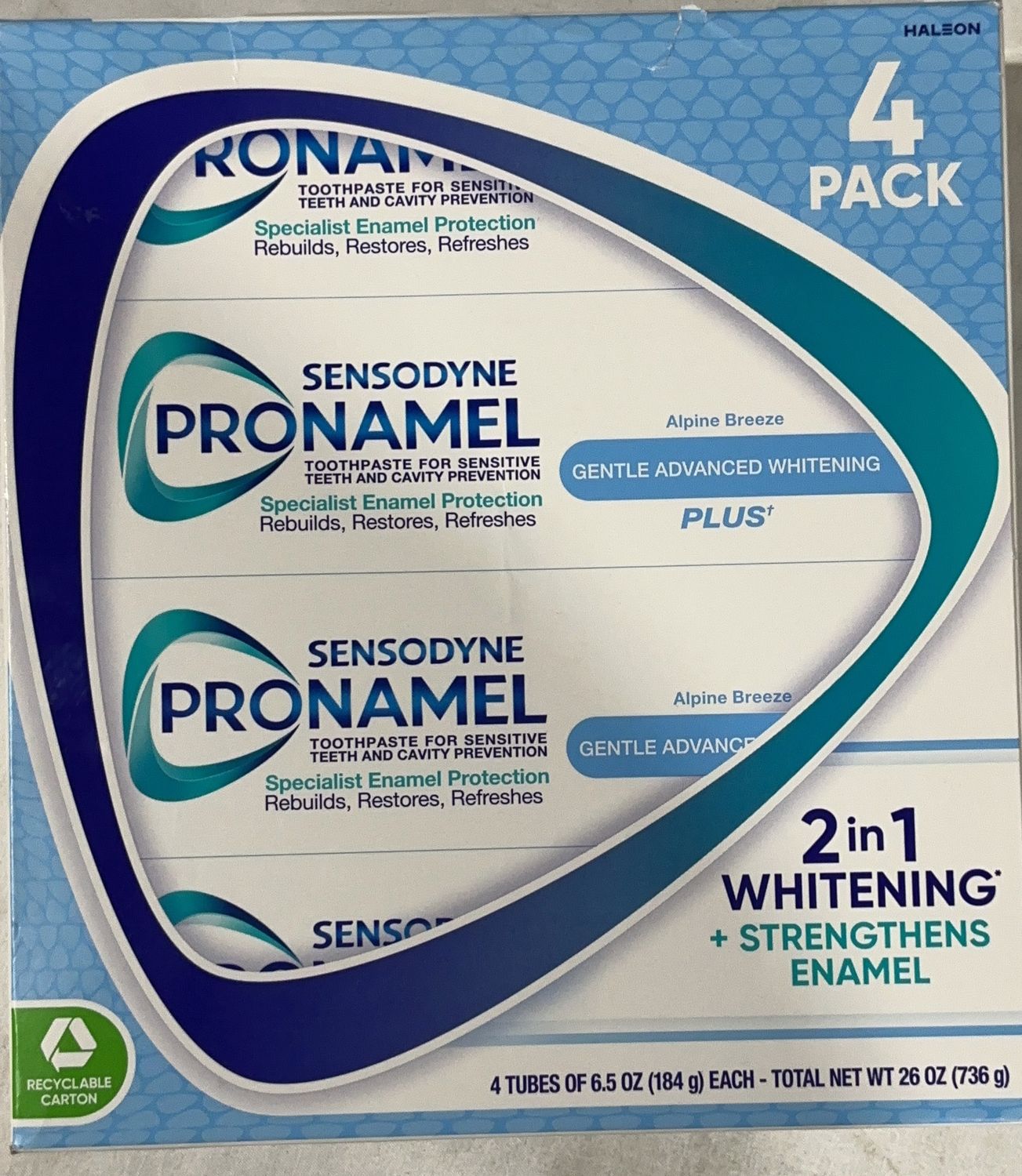 Pronamel White Tpst - Model 1810858 TOL-6550545-204 Open Box