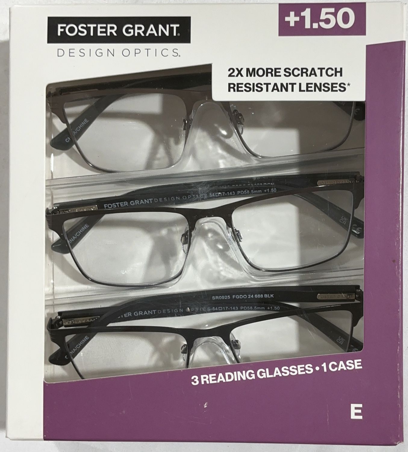 668 Metal Square 3Pk - Model 1908251 TOL-6550545-217 open box