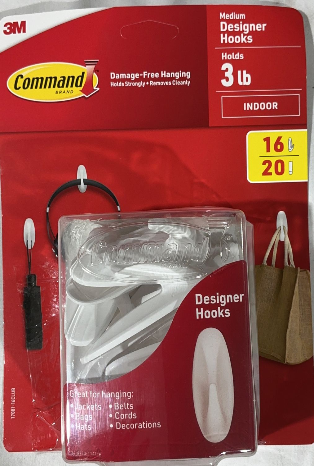 3M Medium Designer Hook - Model 1781495 TOL-6550545-250 -Used