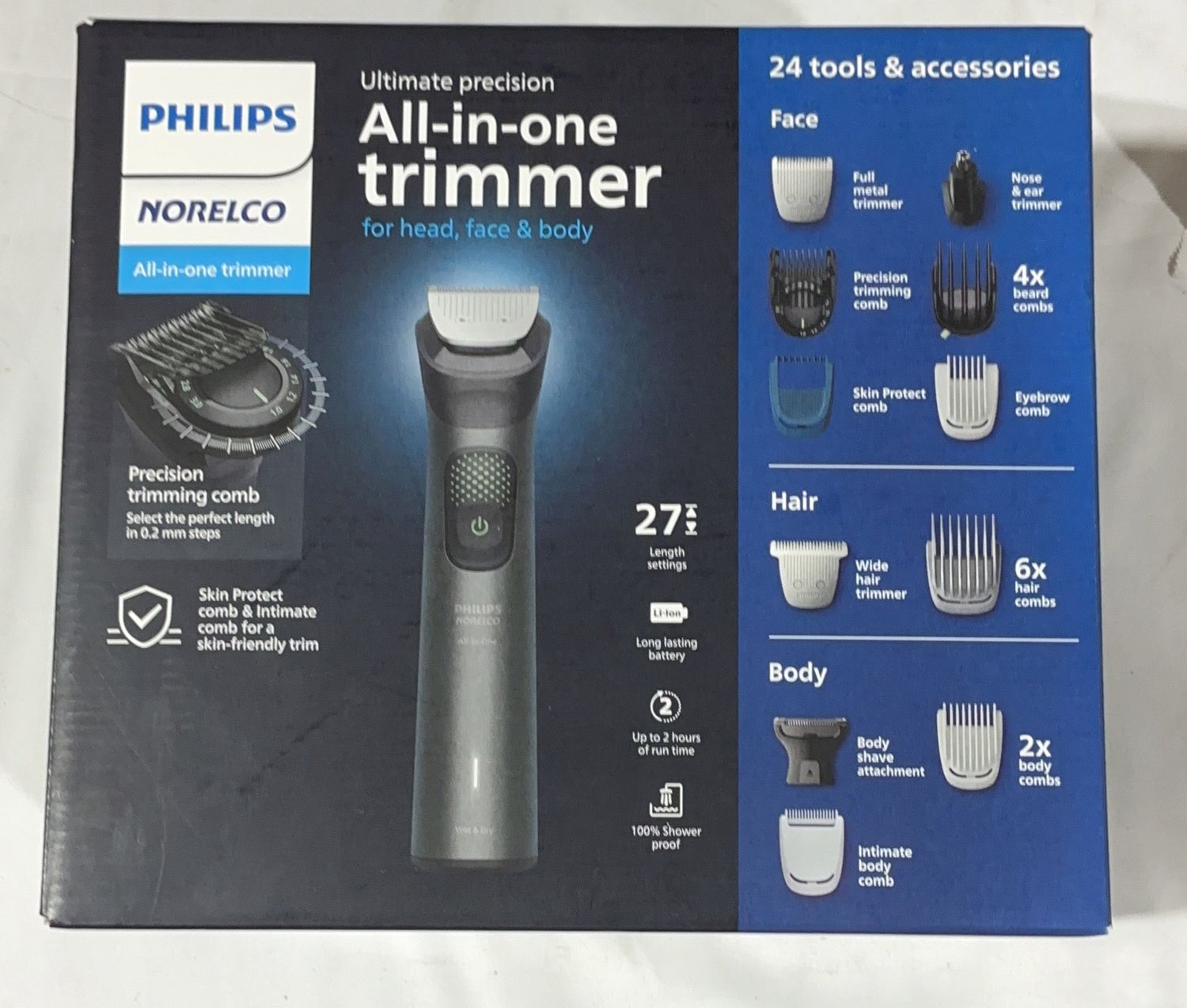 Philips Norelco Trimmer - Model 6161149 TOL-6550545-47-Like New, CONDITION: LIKE NEW