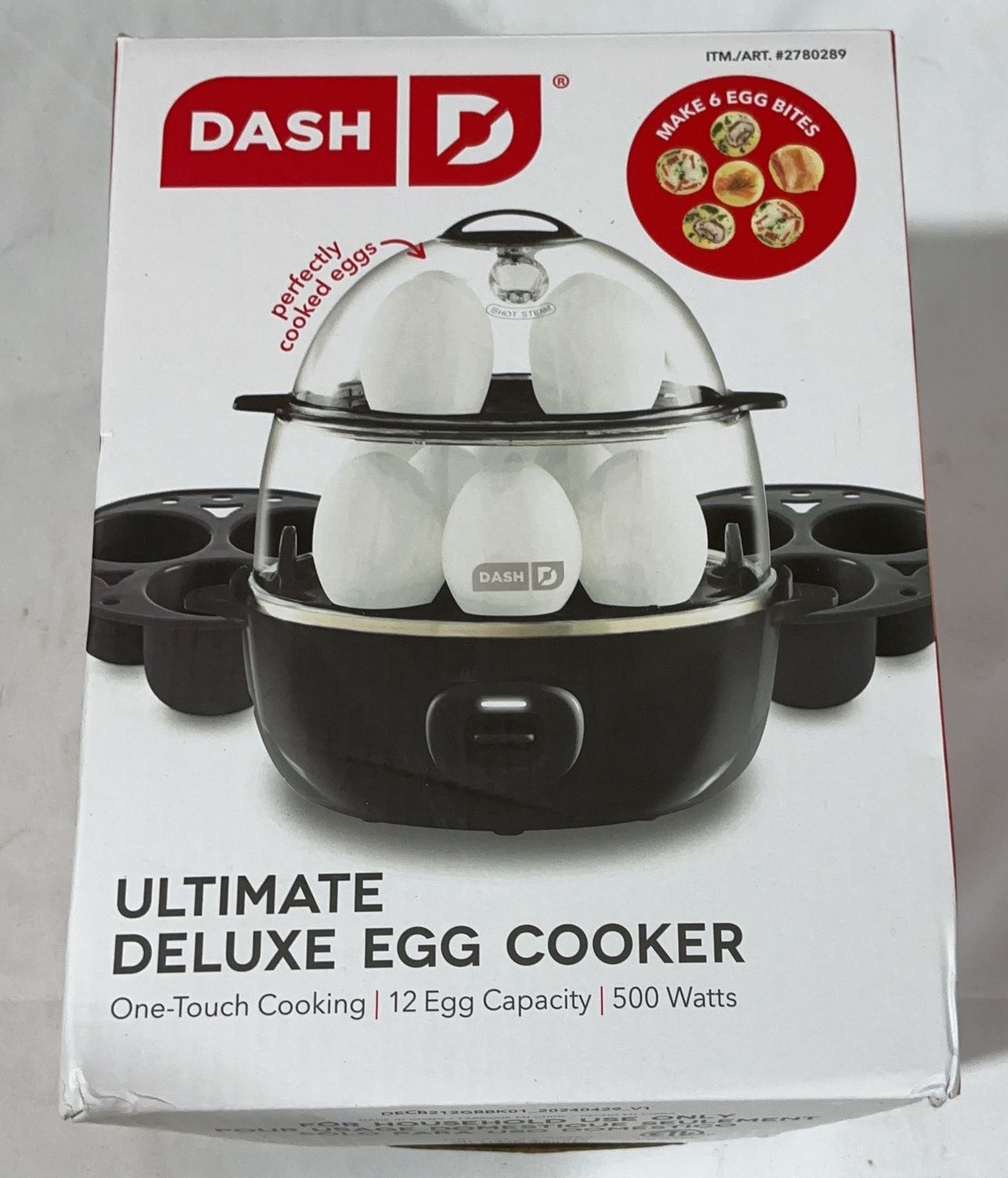 Dash Deluxe Rapid Egg Cooker – Multi-Function Electric Egg Cooker-New
