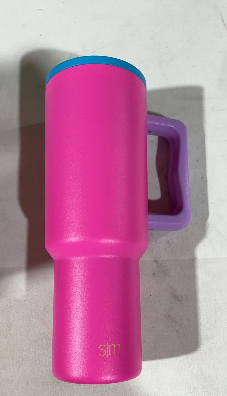 Simple Modern 40oz Trek Tumbler with Handle – Pink &amp; Purple-Used