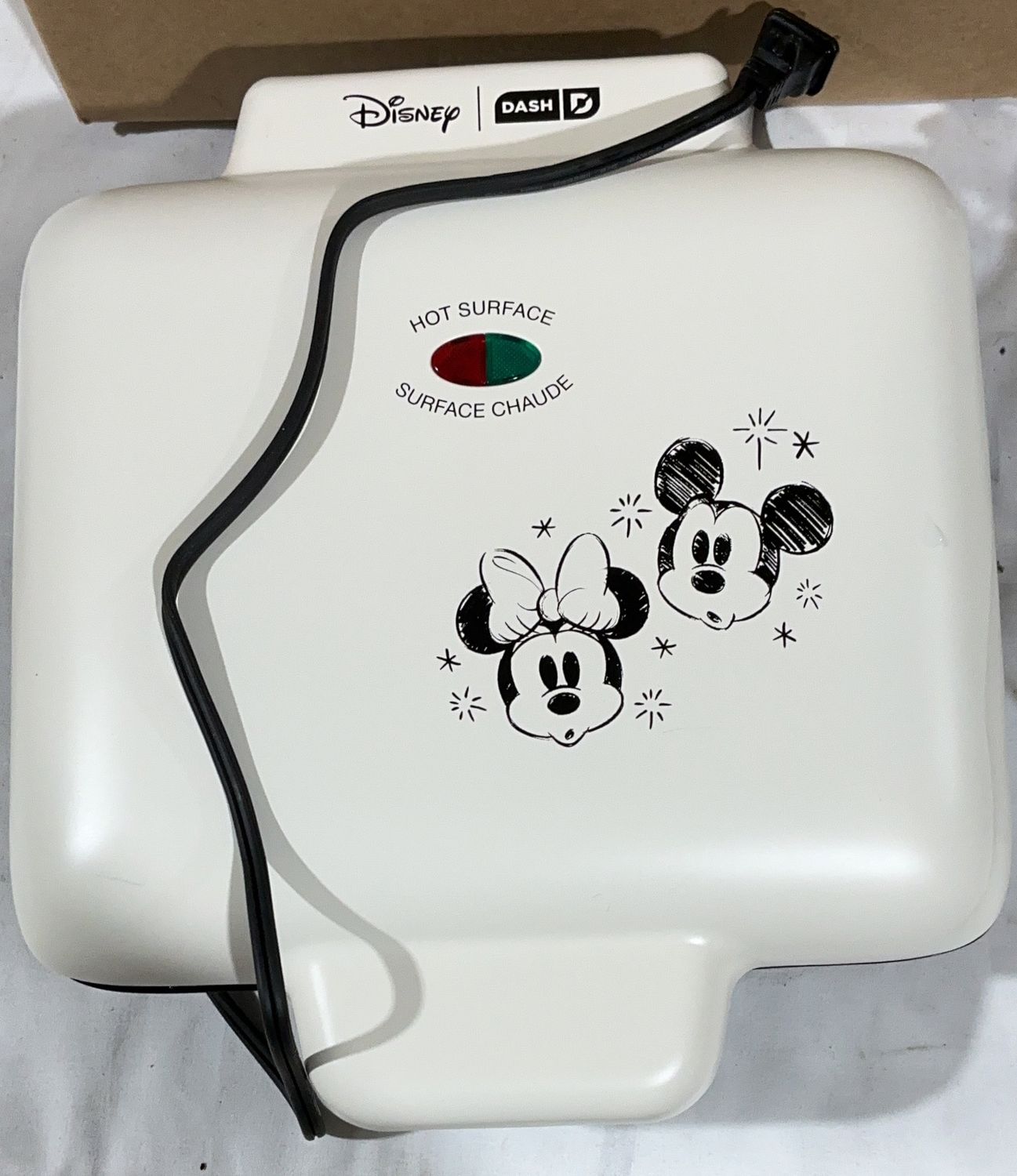 DASH DISNEY WAFFLE MAKER - 6494173 - 6494173 - 19-Open Box