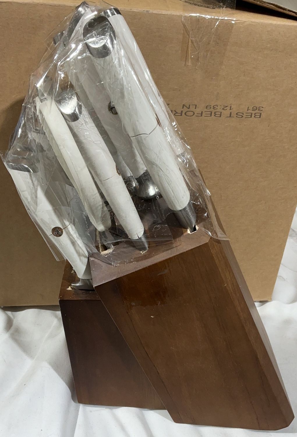 Cangshan L Series 12PC Knife Block Set – Professional Kitchen Collection- 6494173 - 6494173 - 13-open box