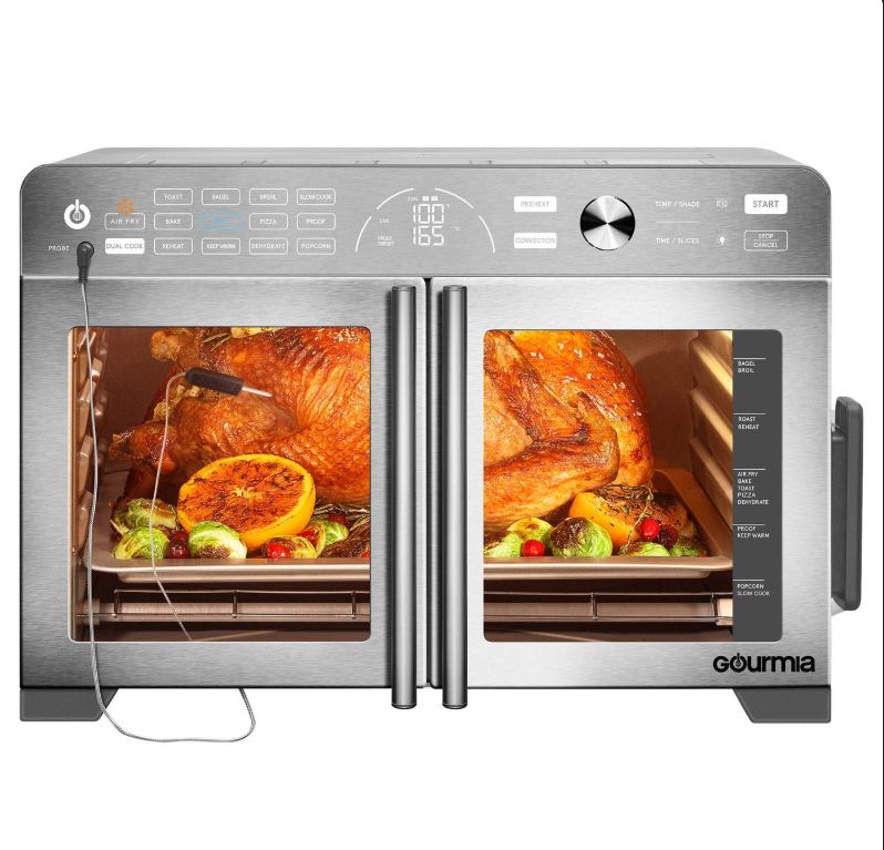 Gourmia XL 13-In-1 French Door Countertop Oven with Air Fry and Temperature Probe Item: 6234400