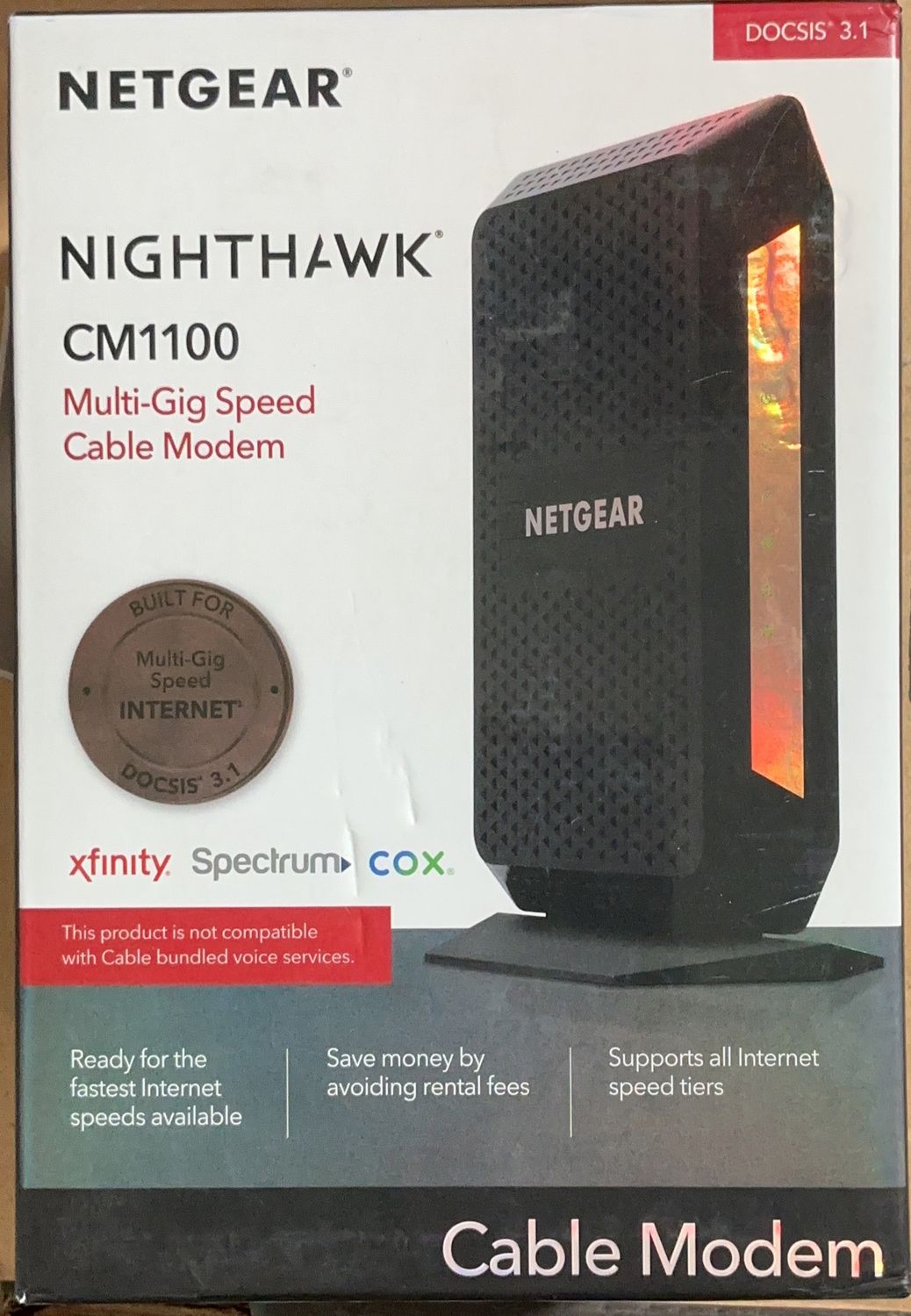Netgear Inc - Netgear Nighthawk Cm1100 - Home Audio - 6553720 open box