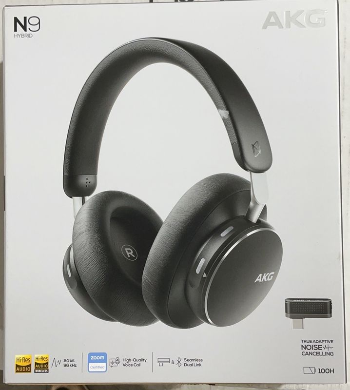 Harman International - Akg N9 Hybrid Over-Ear - Over-Ear / On-Ear Headphones - 6553720 like new