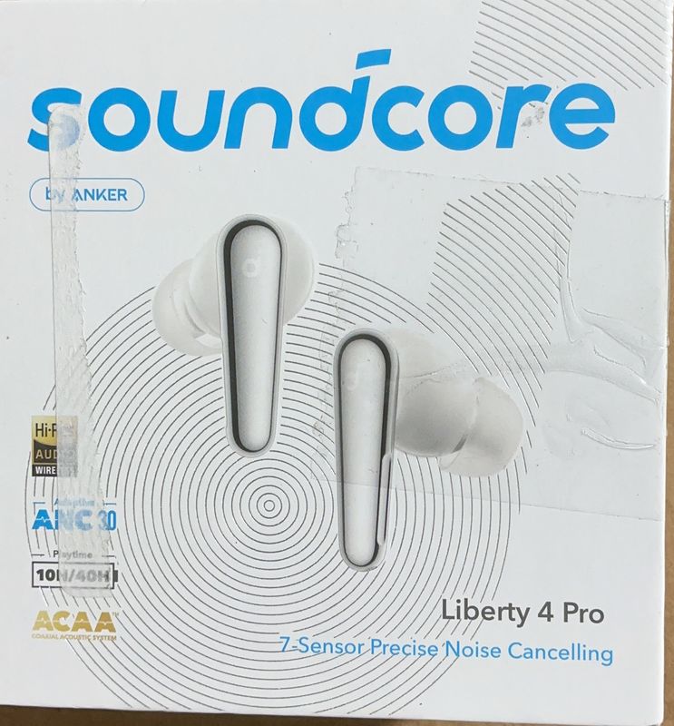 Fantasia Trading Llc - Soundcore Liberty 4 - Over-Ear / On-Ear Headphones - 6553720 open box