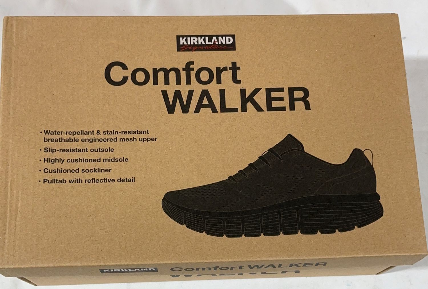 Men’s Lightweight Knit Sneakers – Black – Size 9.5-Like New