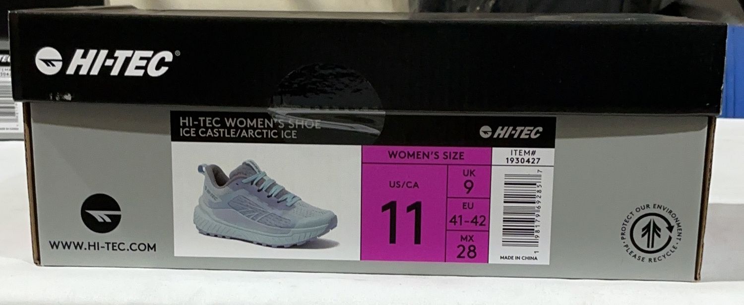 HI-TEC Women’s Athletic Shoes – Ice Castle / Arctic Ice – Size 11-Like New