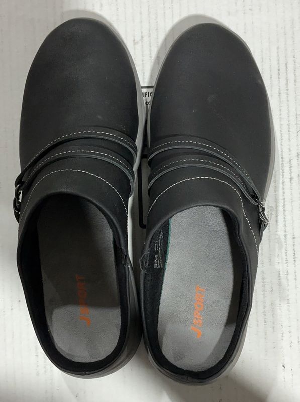 JSport Comfort Slip-On Work Shoes – Black