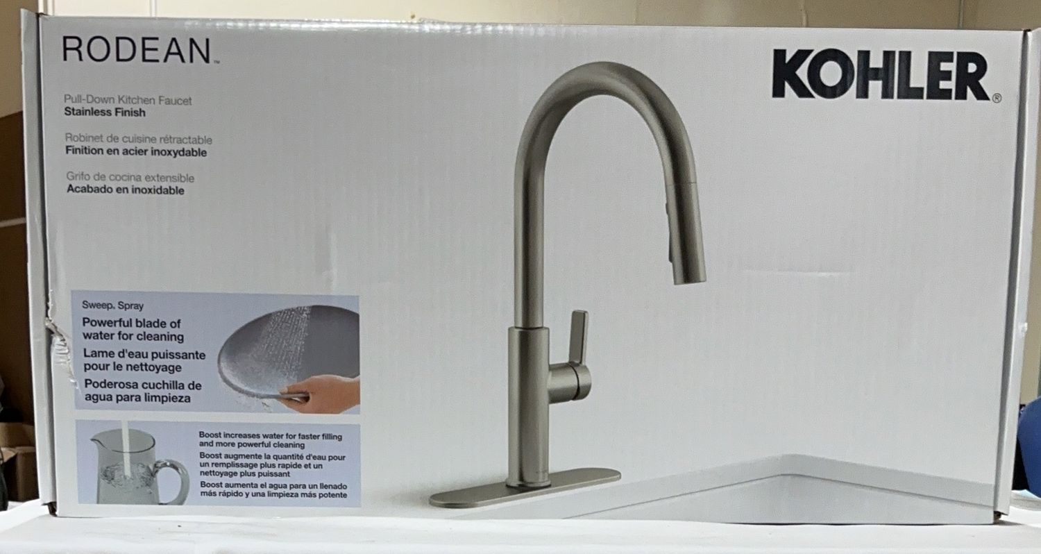 KOHLER RODEAN PD SS  Costco Item 1806289-LIKE NEW