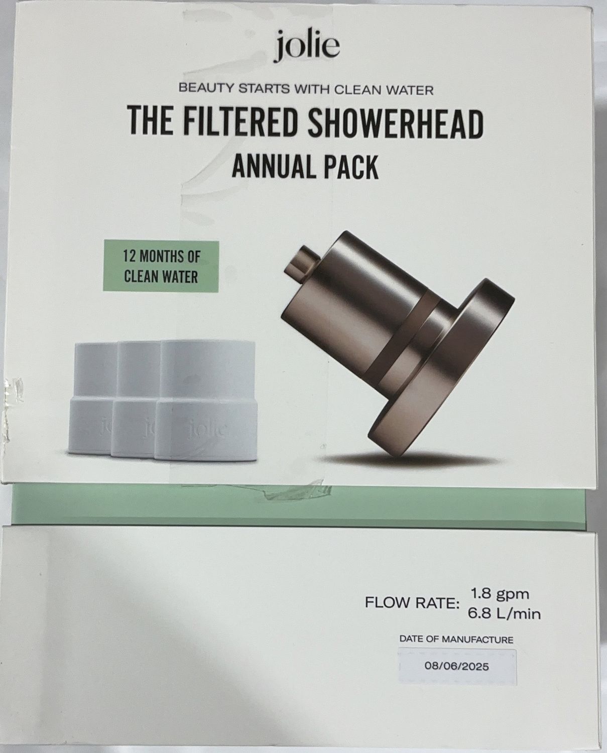 JOLIE FILTERED SHOWERHEAD  Costco Item 1998778-LIKE NEW