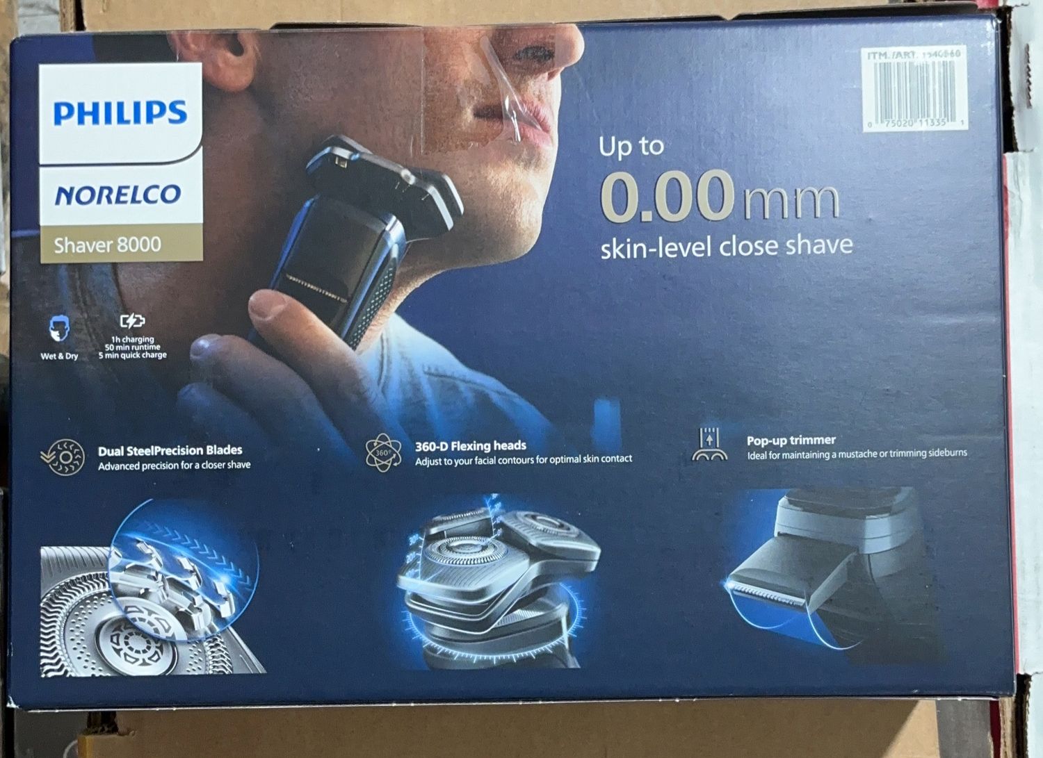 PHILIPS NORELCO SHAVER  Costco Item 3640860-Open Box