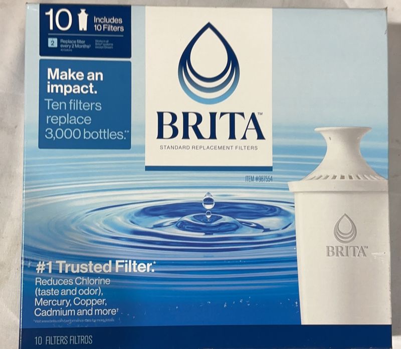 BRITA FILTERS 10 PK. FOR  Costco Item 987554-Open Box