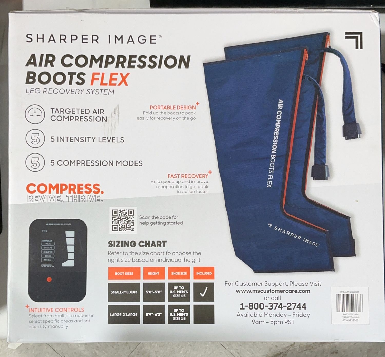 SHARPER IMAGE FLEX AIR  Costco Item 2816330