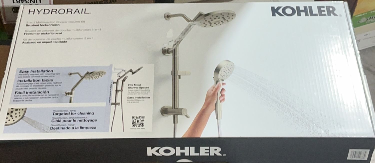 KOHLER HYDRORAIL BN  Costco Item 1806226–OPEN BOX