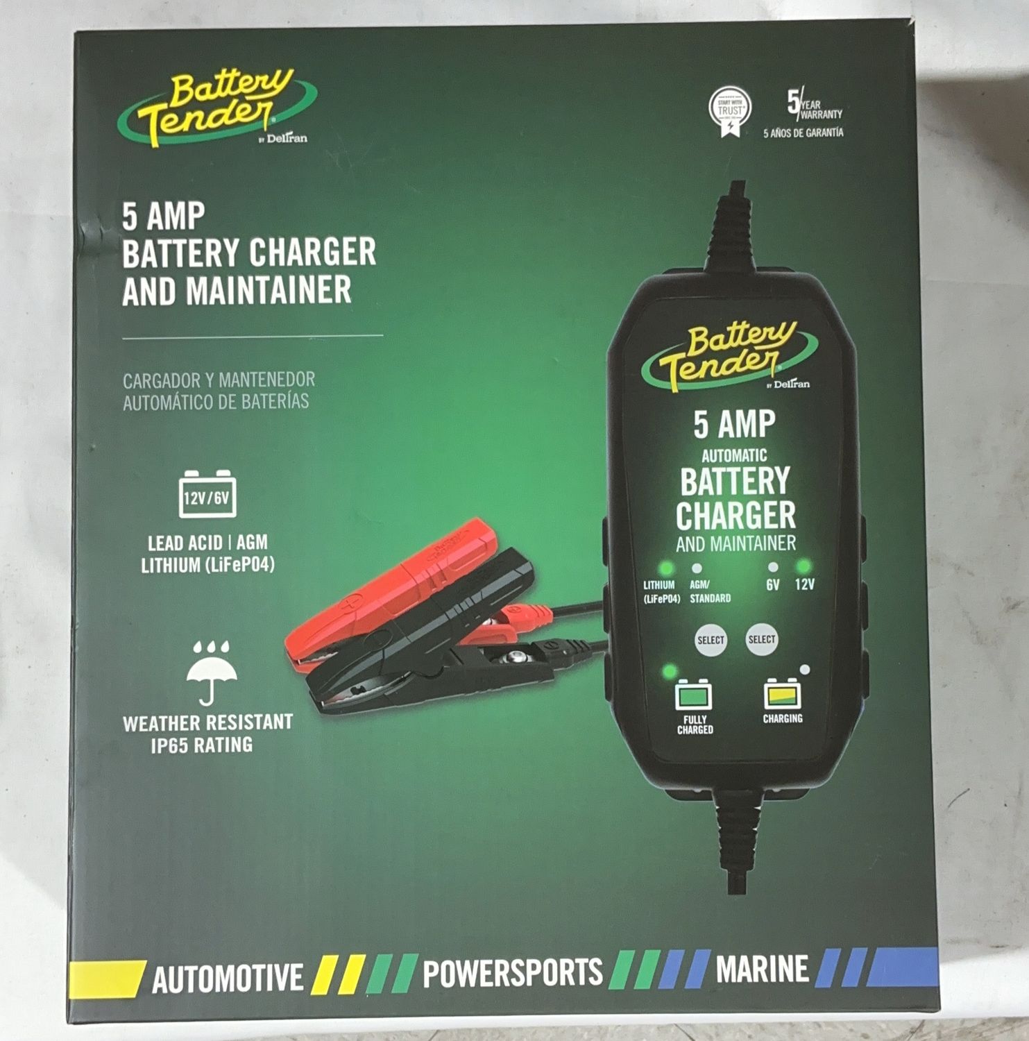 BATTERY TENDER 5AMP  Costco Item 1948826