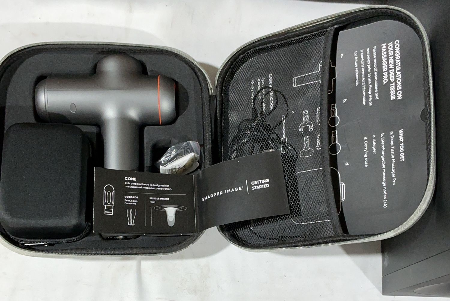 SHARPER IMAGE PRO MASSAGE  Costco Item 1437599-Open box