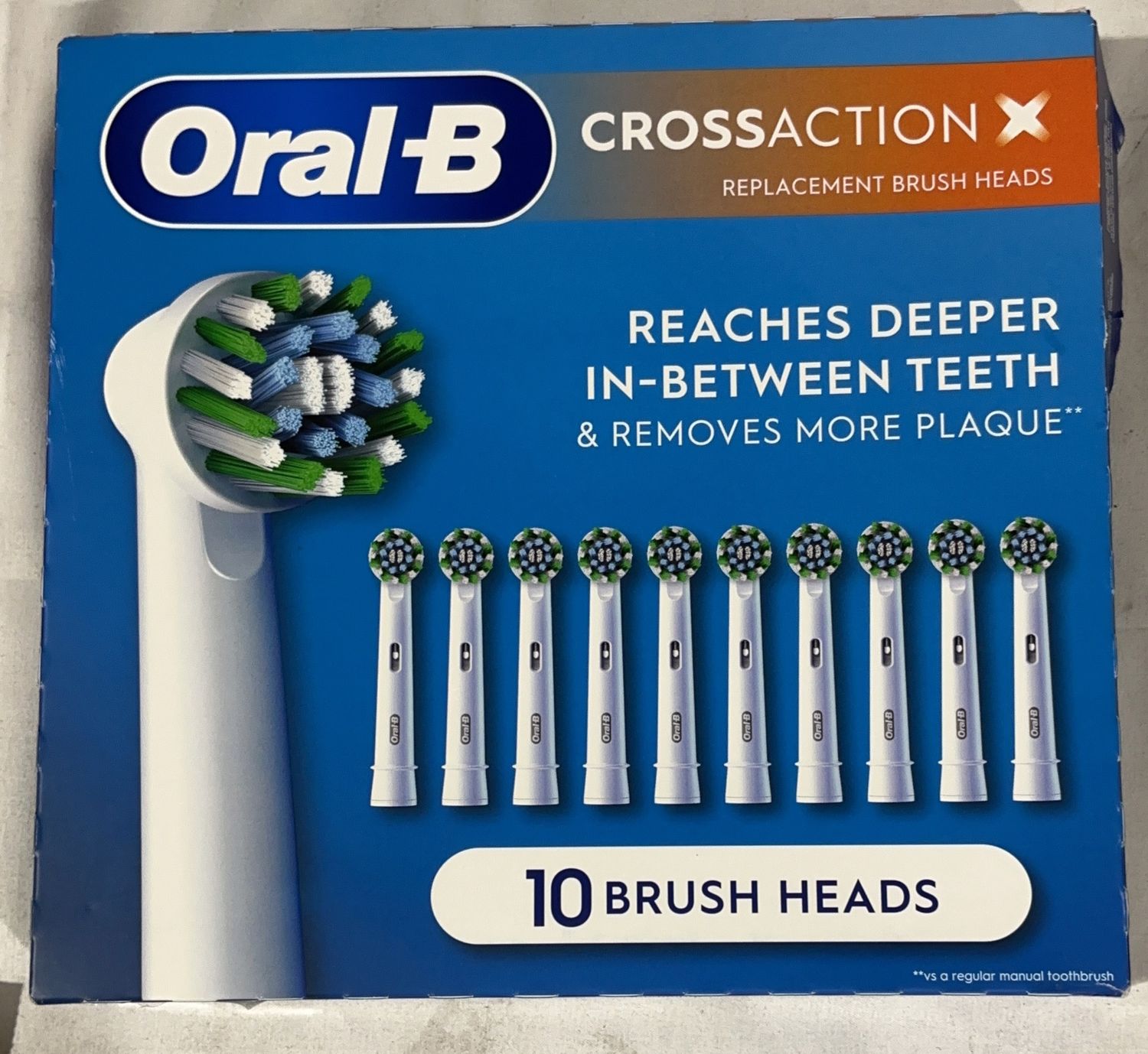 ORAL-B BRUSH HEADS 10 CT  Costco Item 3610583