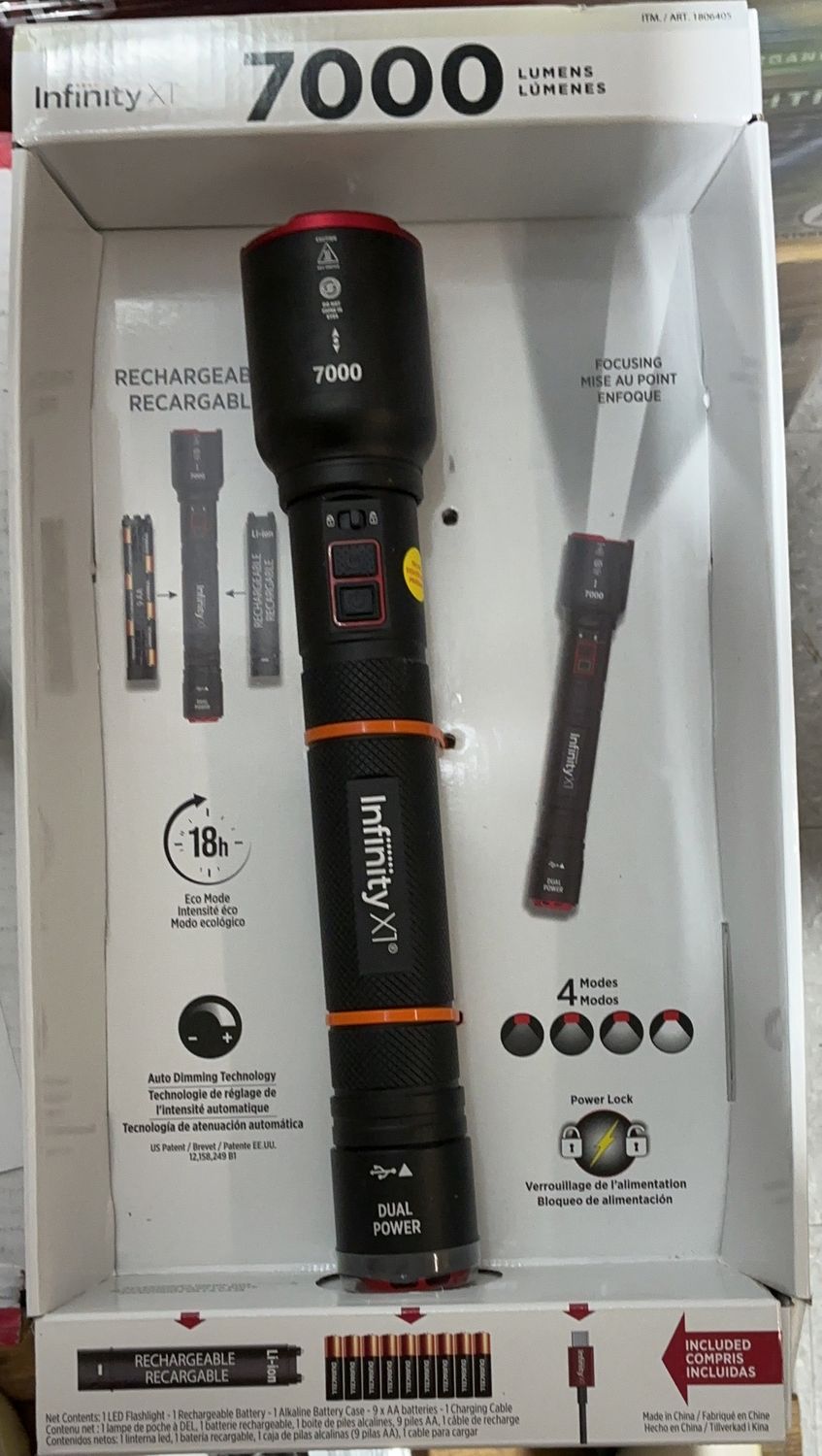 INFINITY X1 7000L  Costco Item 1806405-OPEN BOX