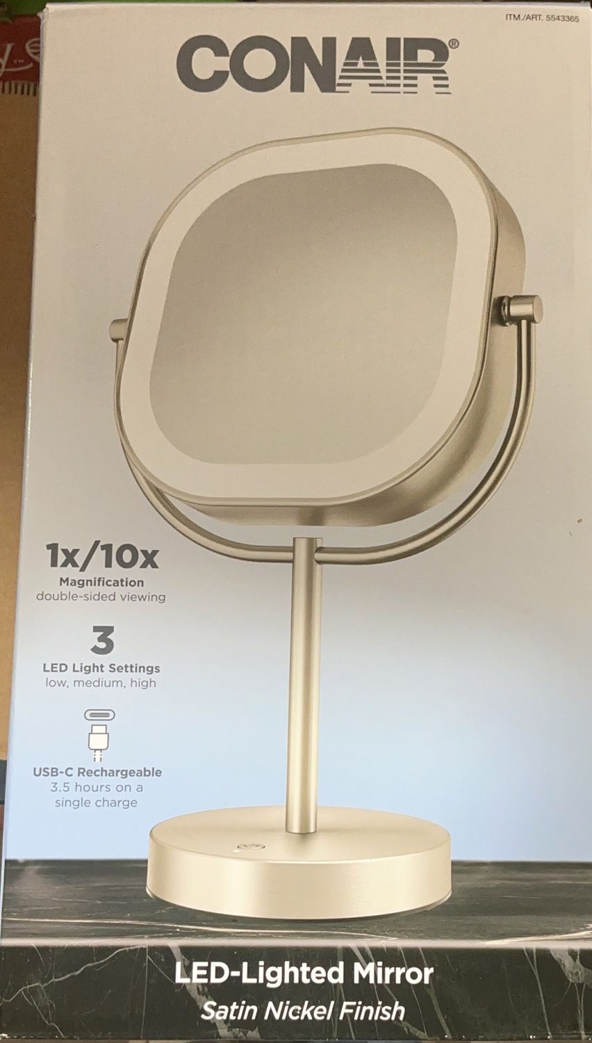 CONAIR VANITY MIRROR FY26  Costco Item 5543365, CONDITION: OPEN BOX